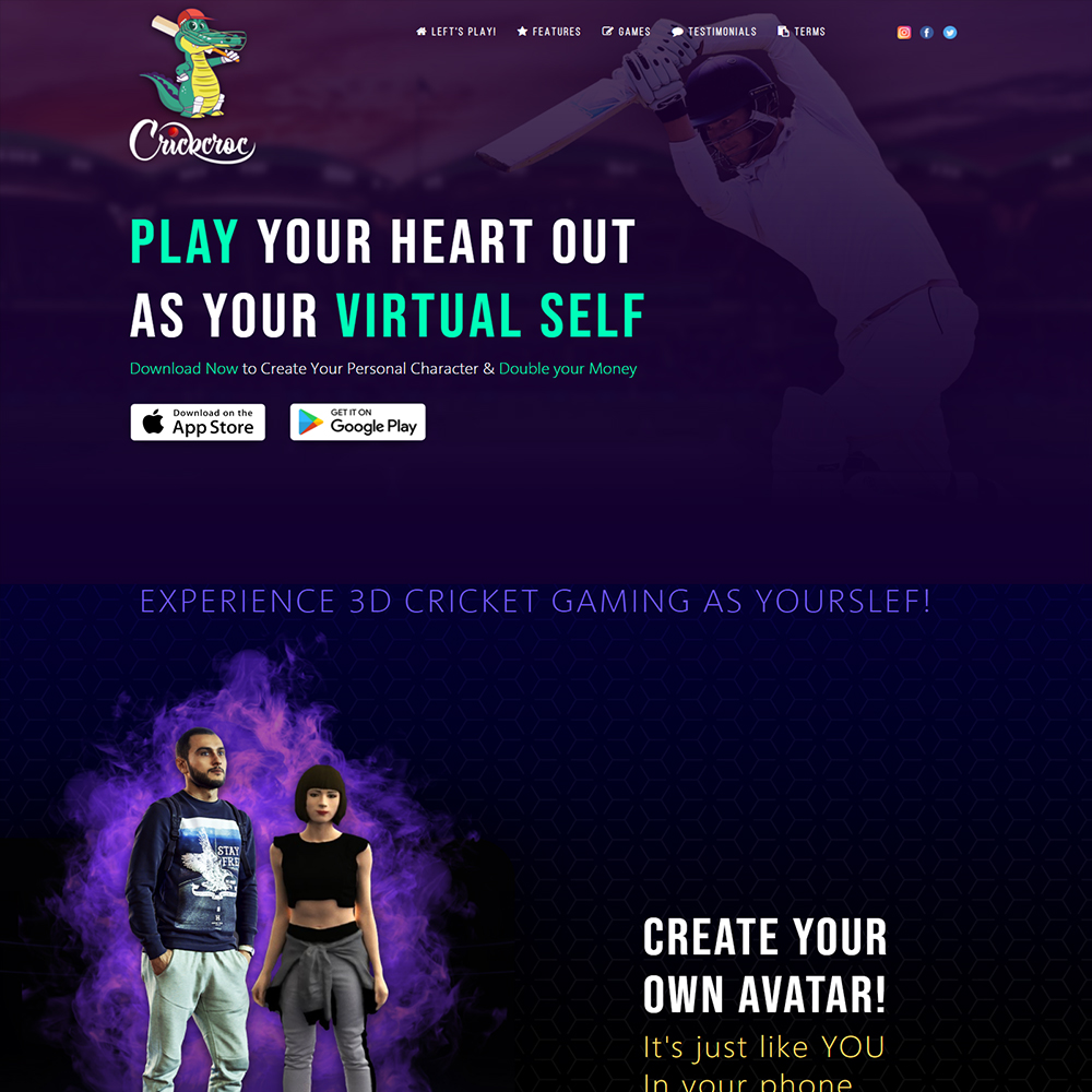 Piyush608 - Crickcroc Website