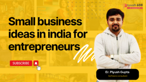 Small business ideas in india for entrepreneurs