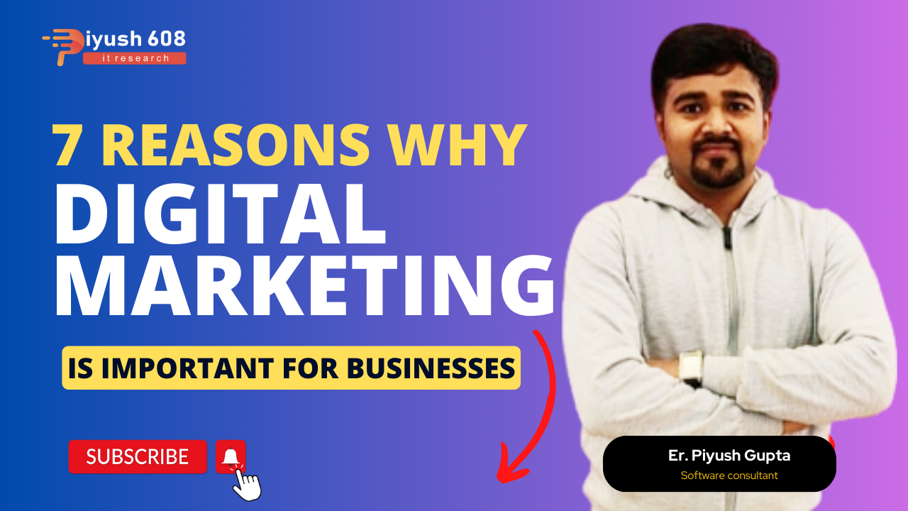 7 Reasons Why Digital Marketing Is Important For Businesses