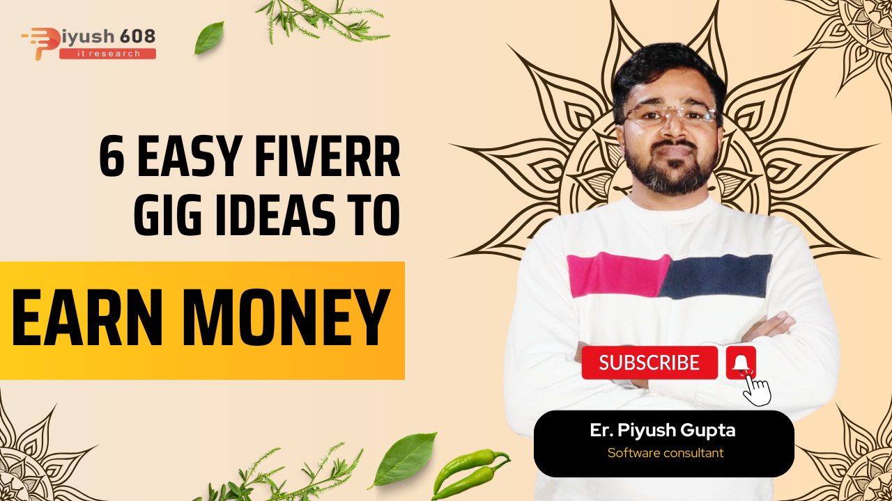 6 easy Fiverr gig ideas to earn money