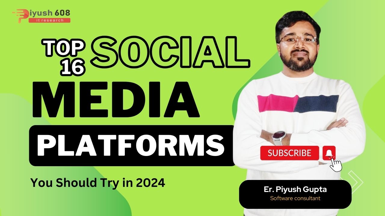 Top 16 Social Media Platforms You Should Try in 2024