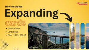 Expanding cards using HTML, CSS, JS