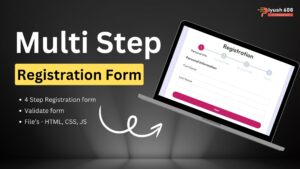 How to make multistep form using HTML, CSS, JS