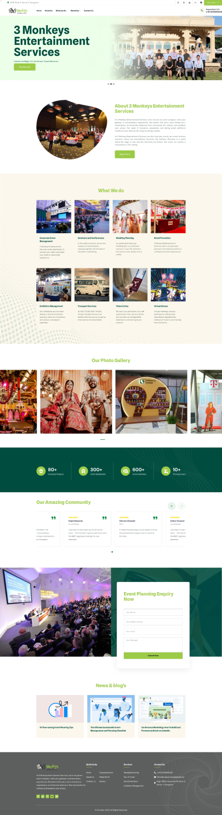3 Monkeys Entertainment Services