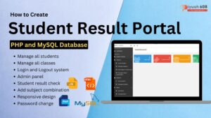 Online Student Result Management System Project in PHP