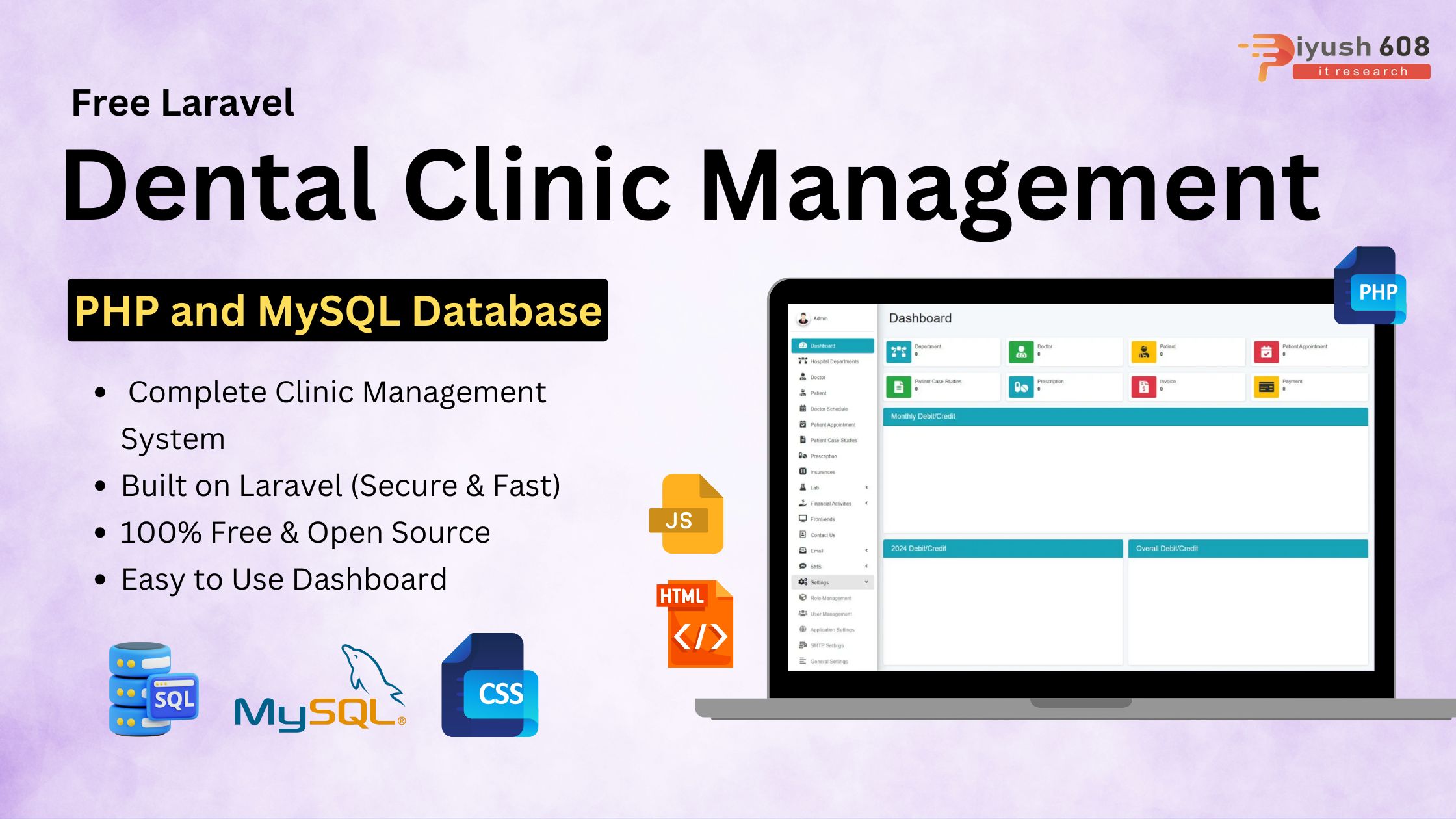 Free Laravel Dental Clinic Management Software