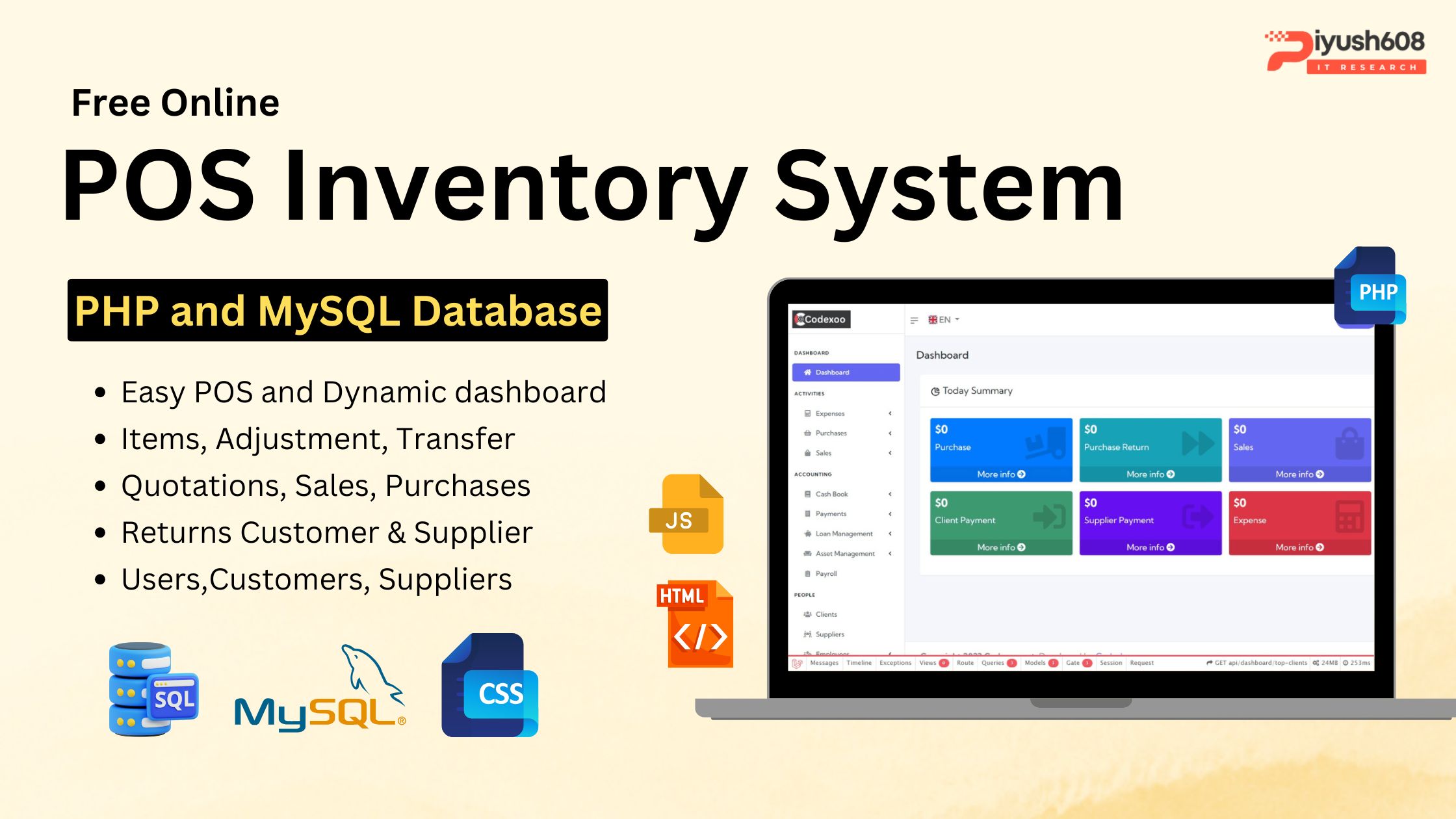 Online POS Management and Inventory System