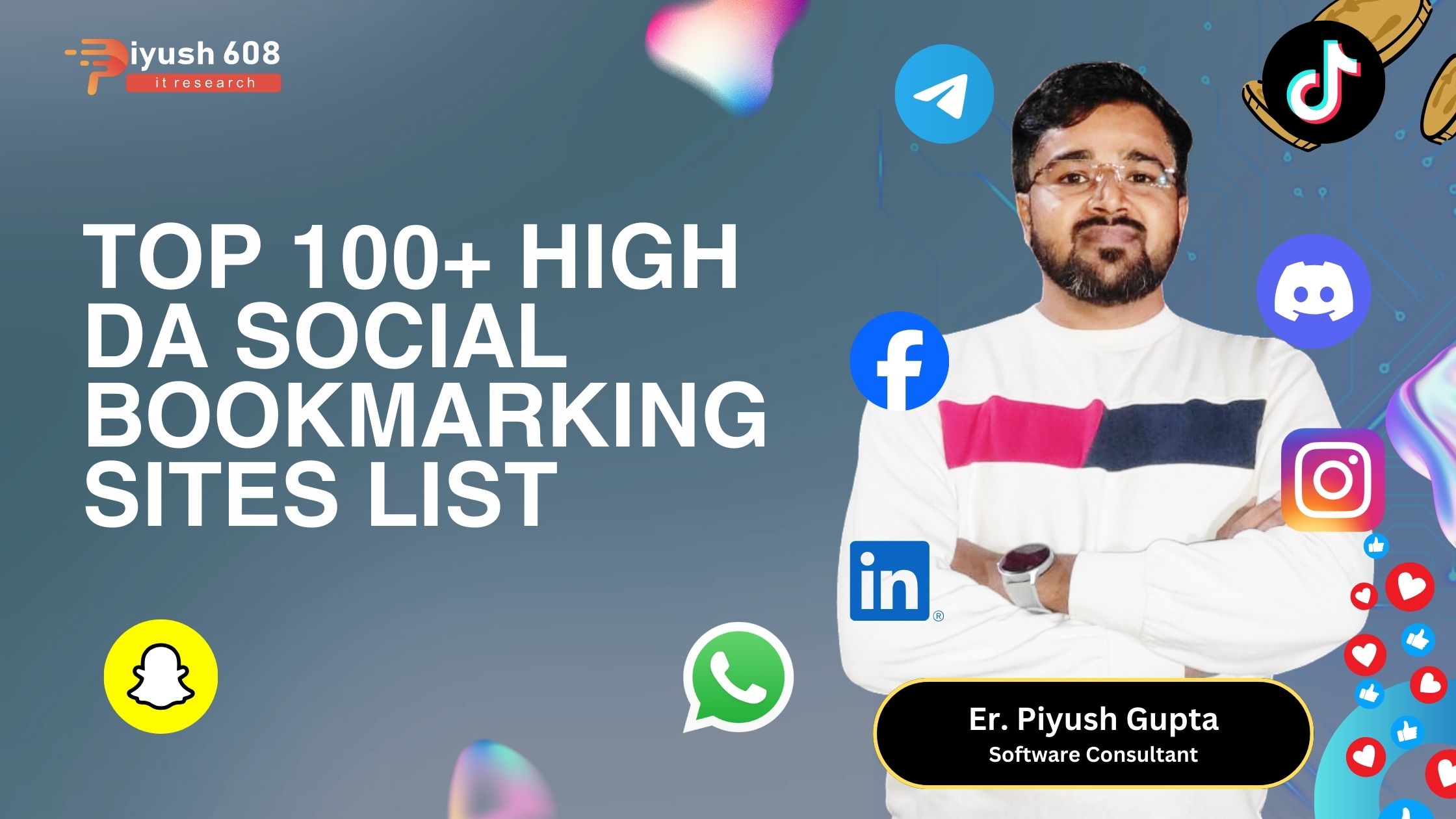 Top 100+ High DA Social Bookmarking Sites List
