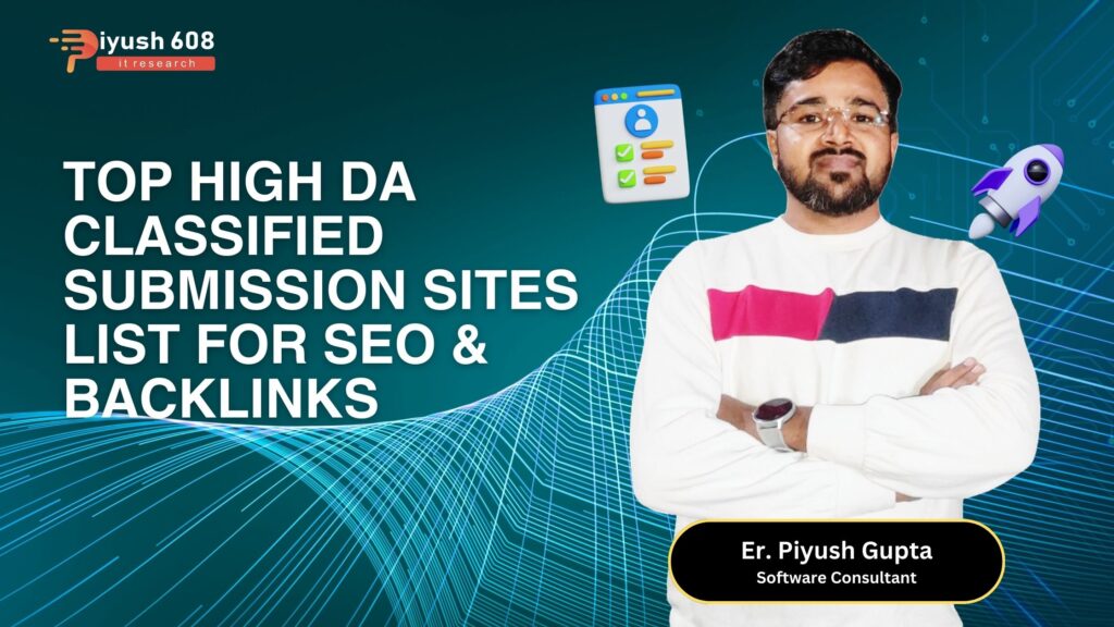 Top Classified Top High DA Classified Submission Sites List for SEO